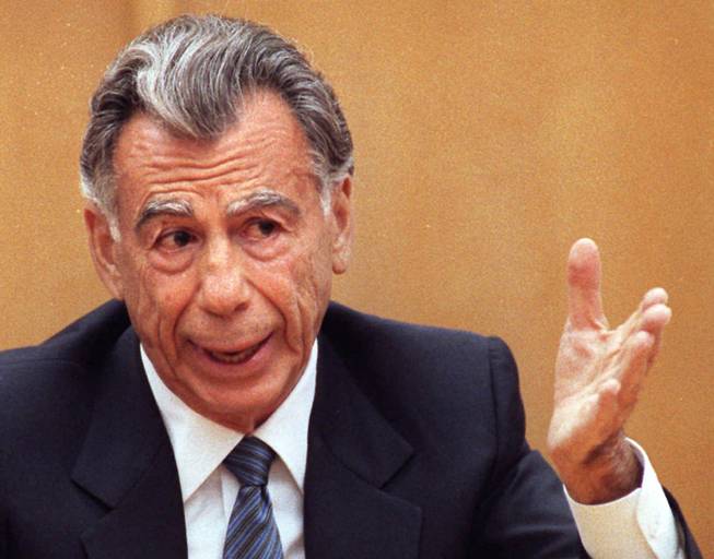 File photo from 1992 shows American Finance magnate Kirk Kerkorian. ...
