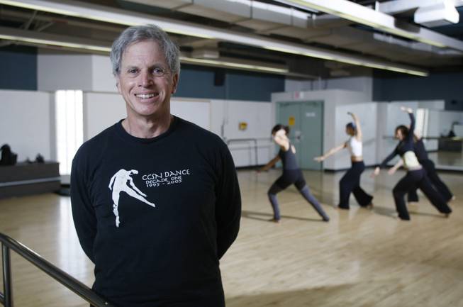 Dancer and choreographer Kelly Roth poses in a dance studio at the College of Southern Nevada's Cheyenne Campus on Friday, May 29 2009.Roth heads the contemporary dance troupe Kelly Roth and Dancers, which performs at the Onyx Theatre in June, and he runs the annual Dance in the Desert program that brings local and national dancers together. He also founded the dance program at CSN. 