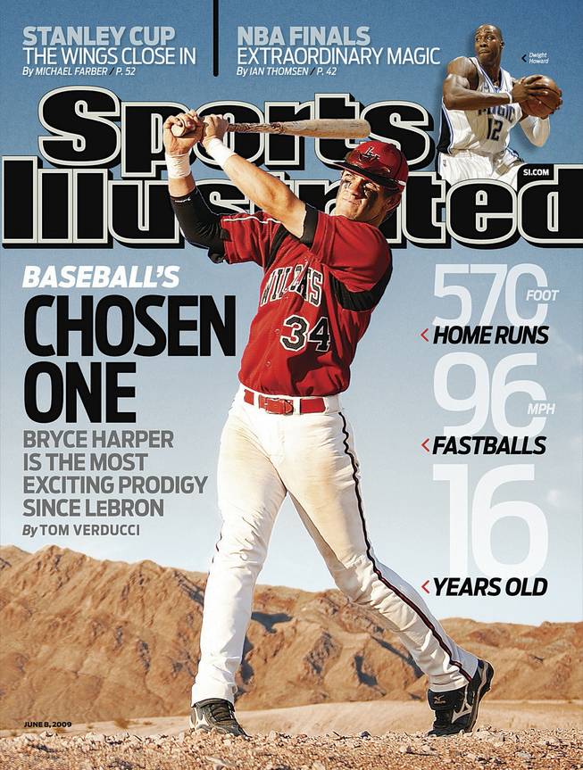 June 8, 2009's Sports Illustrated featuring Bryce Harper.