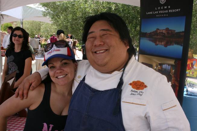 Chef Adam Cho of Rick's Cafe at Loews Lake Las Vegas Resort took part in this year's Silver State Chili Cook-off Saturday, June 9, 2009, at Lake Las Vegas.