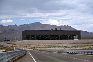 A view of NV Energy's Walter M. Higgins Generating Station outside of Primm, Nevada.