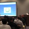 Nevada Department of Transportation engineer Mary Martini answers questions during a public hearing Wednesday held to announce the selection of a design-build contractor for construction on the I-15 South corridor. 
