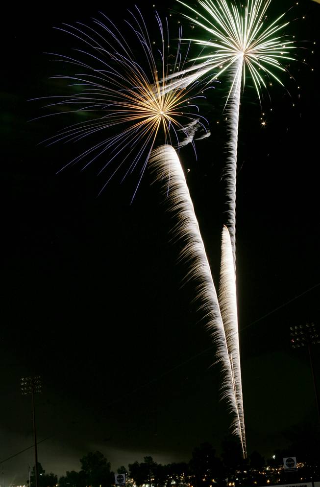 More than 9,000 people came to watch the 51s take on Reno at Cashman Field Thursday night. The night ended with a Las Vegas win and a fireworks display.  

