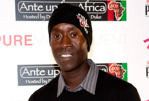 Don Cheadle arrives at the Ante Up for Africa Poker Tournament at The Rio on July 2, 2009.  