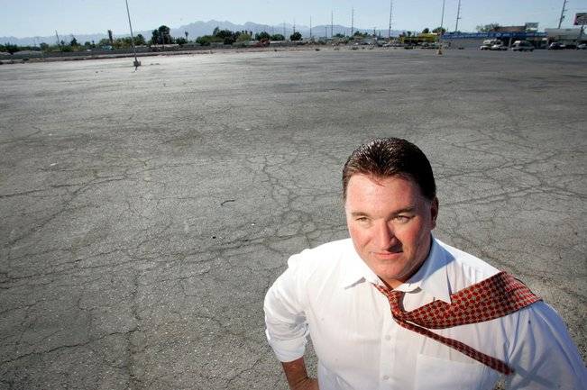 Former Las Vegas City Councilman Michael McDonald stands in July 2007 near the site of a proposed retail and senior housing project to be developed by his company. 