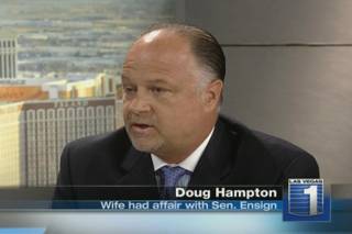 Doug Hampton speaks publicly for the first time Wednesday about his wife's affair with Sen. John Ensign on 