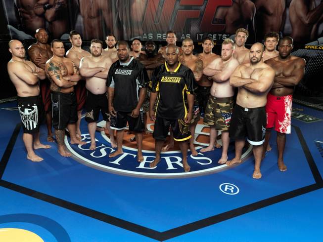 The cast of The Ultimate Fighter No. 10 poses for a shot for the popular reality show that debuts on Sept. 16 on Spike TV.


