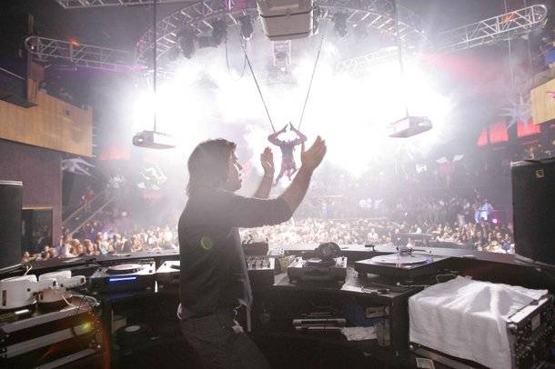 World-renowned and resident DJ Paul Oakenfold during Perfecto at Rain in the Palms in July.