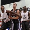 Trent Plaisted (44), plays against the Sacramento Kings during the NBA Summer League at the Cox Pavilion in Las Vegas.  