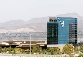 
Despite a weak local economy, the M Resort, pictured last week, opened in March to big fanfare and big crowds, some attracted by generous casino promotions. Since then, the property at St. Rose Parkway and Las Vegas Boulevard has tinkered with offers and games, scaling back on some of its higher-paying machines.