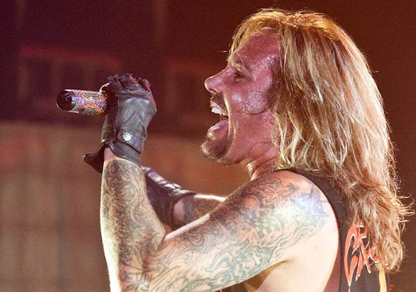 Vince Neil of Motley Crue performs at Crue Fest 2 ...