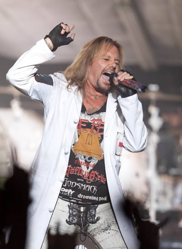 Vince Neil of Motley Crue performs at Crue Fest 2 ...