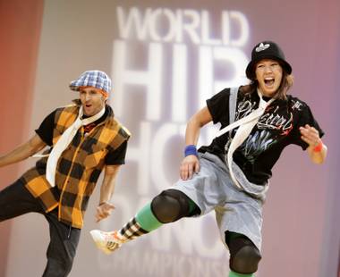 Physical Funk of Germany performs during the 2009 World Hip Hop Dance Championship Adult Division held at the Orleans Arena&nbsp;Sunday.