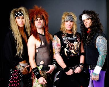 The men of Steel Panther, as they should be.