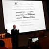 Director of the Brookings Mountain West Institute, William Antholis, opens the inaugural lectures at the Greenspun Hall on the UNLV campus in Las Vegas on Tuesday, Sept. 8, 2009.  