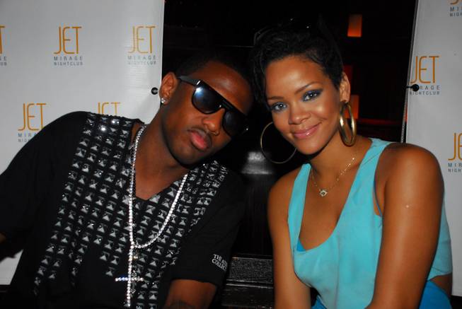Rihanna and Fabolous at Jet