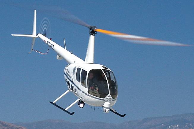 This Robinson R44 helicopter is similar to the one that crashed Sunday night at Mount Charleston. 