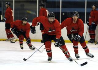 Tryouts for the Las Vegas Wranglers team 