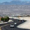 Parts of the Las Vegas Beltway fall short of freeway standards, like this photo taken along its northern stretch where it intersects with Decatur Boulevard. Controversy has surrounded the County Commission's 5-2 vote on July 21, 2009, to award the upgrade project to Las Vegas Paving, whose bid was $4.6 million more expensive than competitor Fisher Sand and Gravel.