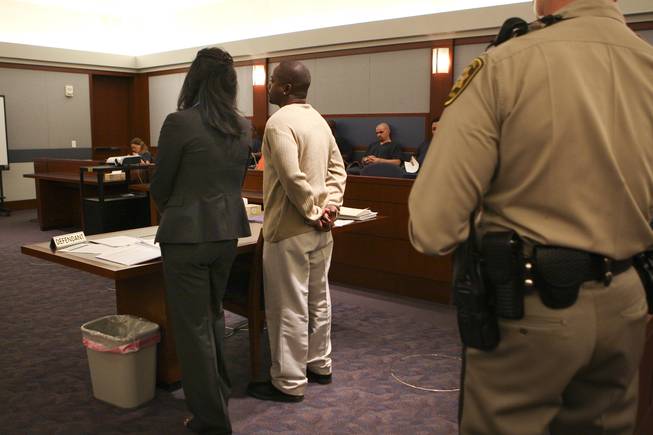 Willie Culver appears before District Court Judge Elissa F. Cadish ...