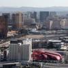 A view of the Las Vegas Strip.