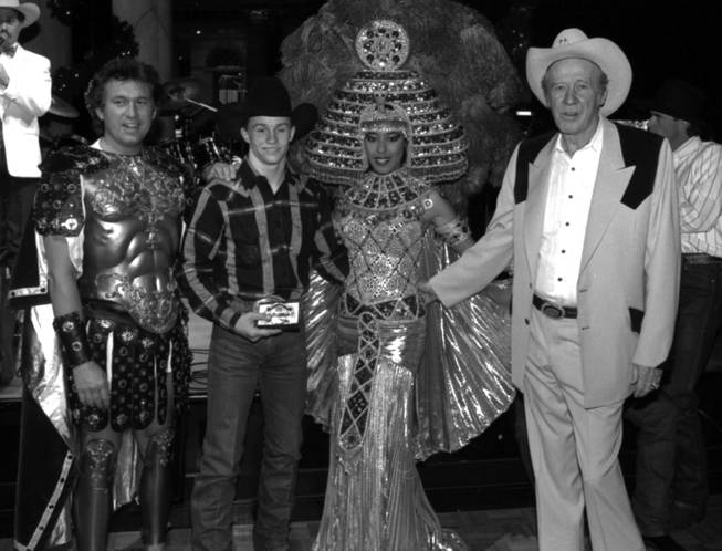 Ty Murray All-Around Champion National Finals Rodeo NFR awards at Caesars Palace Dec. 8, 1989.