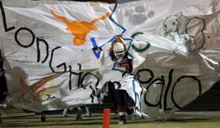 The Legacy Longhorns take the field Friday to face Palo Verde Panthers.  Legacy came out on top 7-6.