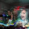 From left, Jacob Pastorius, 12, Zachary Schlotman, 12, Naisha Nau, 13, and Leah Pastorius, 13, get a scare in the Fright Dome at Circus Circus Friday, Oct. 9, 2009. 