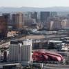 An aerial view of the Las Vegas Strip is shown in 2009.