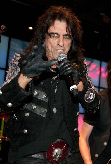 Alice Cooper at John Varvatos Bowery NYC in the Hard Rock Hotel.