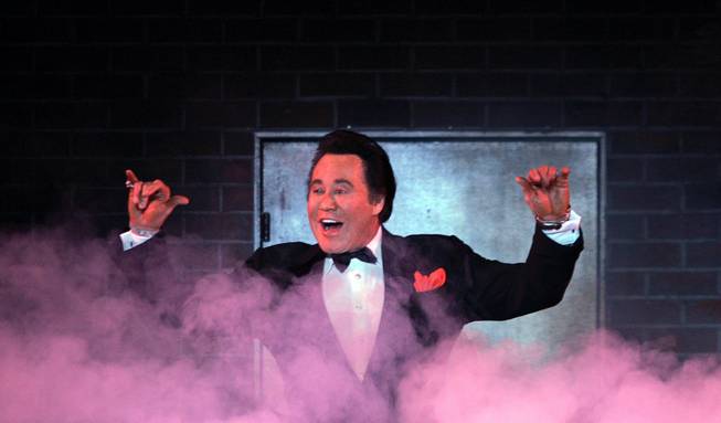 Wayne Newton performs the opening number during the grand opening night of Wayne Newton's "Once Before I Go" at the Tropicana in Las Vegas Wednesday, Oct. 28, 2009. 