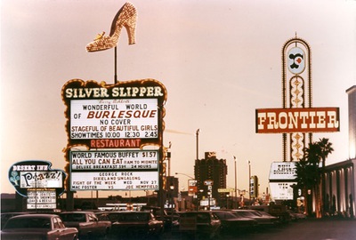 Neon sign at the Horseshoe Casino, Las Vegas, Nevada - LOC's