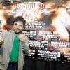 
Manny Pacquiao strikes a pose Tuesday at the MGM Grand, where he'll face Miguel Cotto on Saturday.