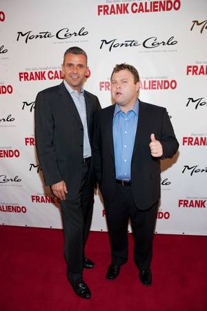 Monte Carlo President Anton Nikodemus and Frank Caliendo at Frank's grand opening at the Monte Carlo on Nov. 13, 2009.