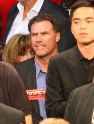 Will Ferrell at the Manny Pacquiao and Miguel Cotto fight at MGM Grand Garden Arena on Nov. 14, 2009.