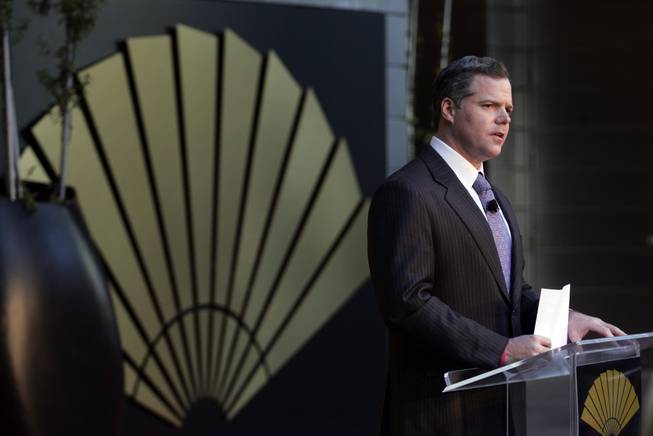 MGM Mirage CEO Jim Murren speaks at the grand opening of the Mandarin Oriental at CityCenter, Friday, Dec. 4, 2009.