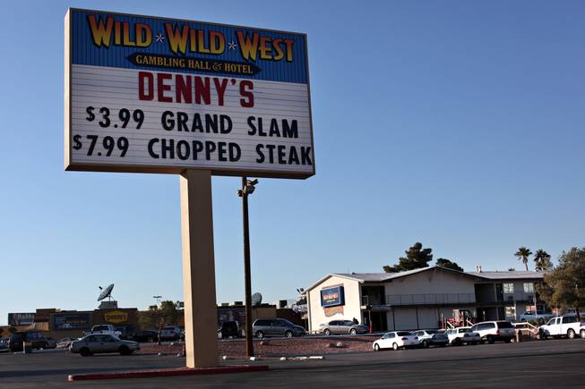 Wild Wild West casino located just west of I-215 and ...