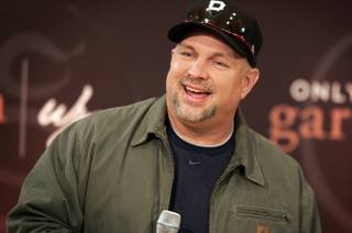 Garth Brooks speaks during a press conference on the debut night of his new show in Encore Theater at the Wynn on Dec. 11, 2009.