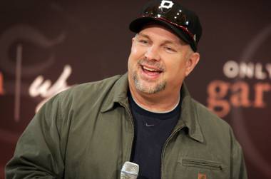 Garth Brooks speaks during a press conference on the debut night of his new show in Encore Theater at the Wynn on Dec. 11, 2009.