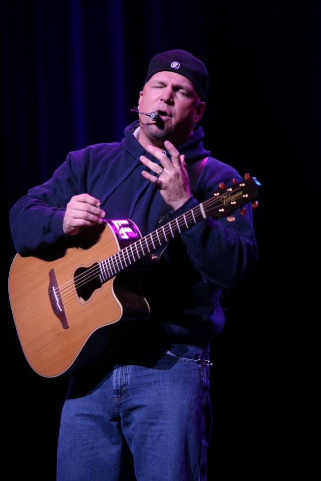 Garth Brooks, shown performing during his opening weekend at Encore Theater.