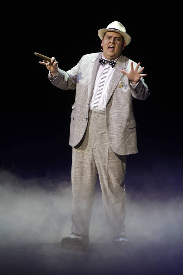 Junior Case performs as Col. Parker during the new Viva ...