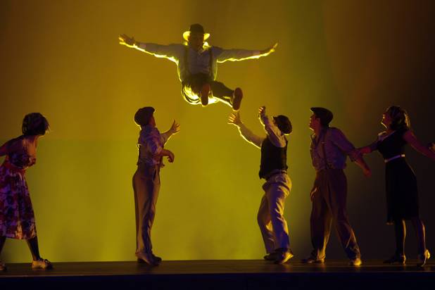 Cast members perform during the new Viva ELVIS show by ...