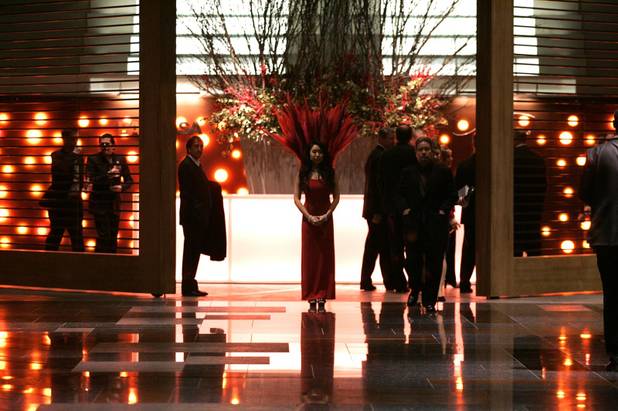 Guests enter the restaurants Bar Masa and Shaboo during a ...