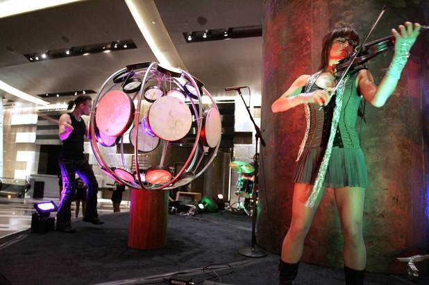 Christine Wu from the Los Angeles band Mass Ensemble plays ...