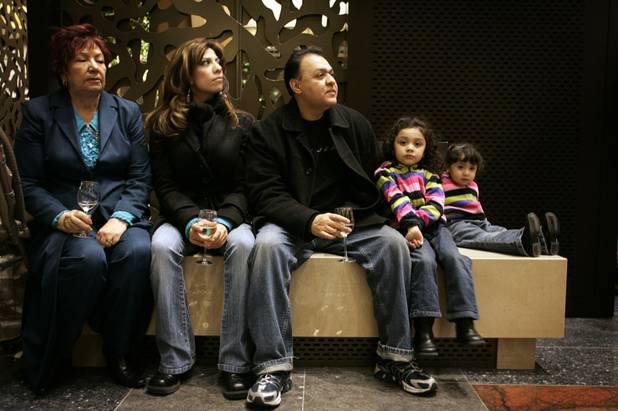 Bernarda Maldonado, from left, her daughter Lucero Rivera, Rivera's husband, ...