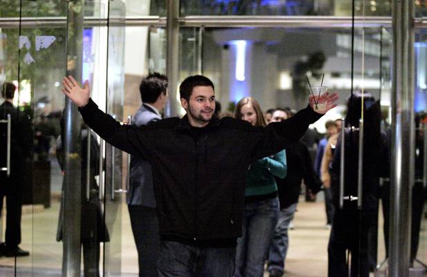 A guest enters the Aria hotel-casino for the first time ...