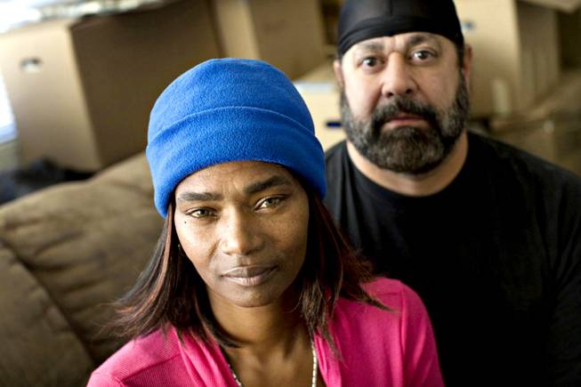 
Laid-off laundry worker Joy Lee and construction worker John Clark were evicted from their rental home Christmas Eve. 