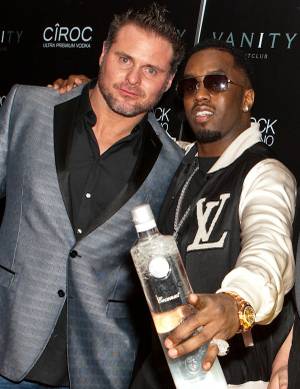 Jason Giambi and Sean "Diddy" Combs at the grand opening of Vanity nightclub at the Hard Rock Hotel on Jan. 2, 2010. 