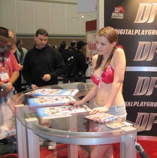 The 2010 AVN Adult Entertainment Expo at the Sands Expo Center.
