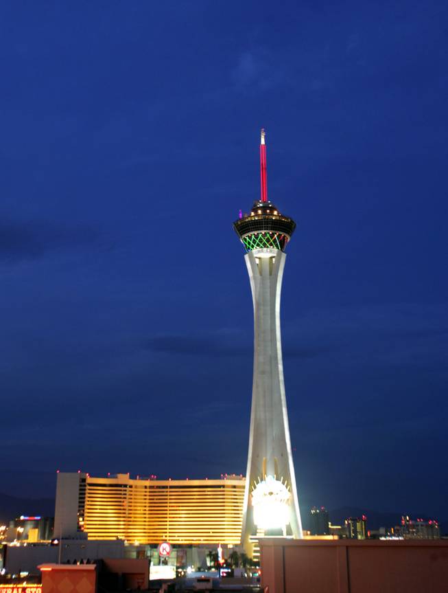 The Stratosphere is seen Monday, December 21, 2009.